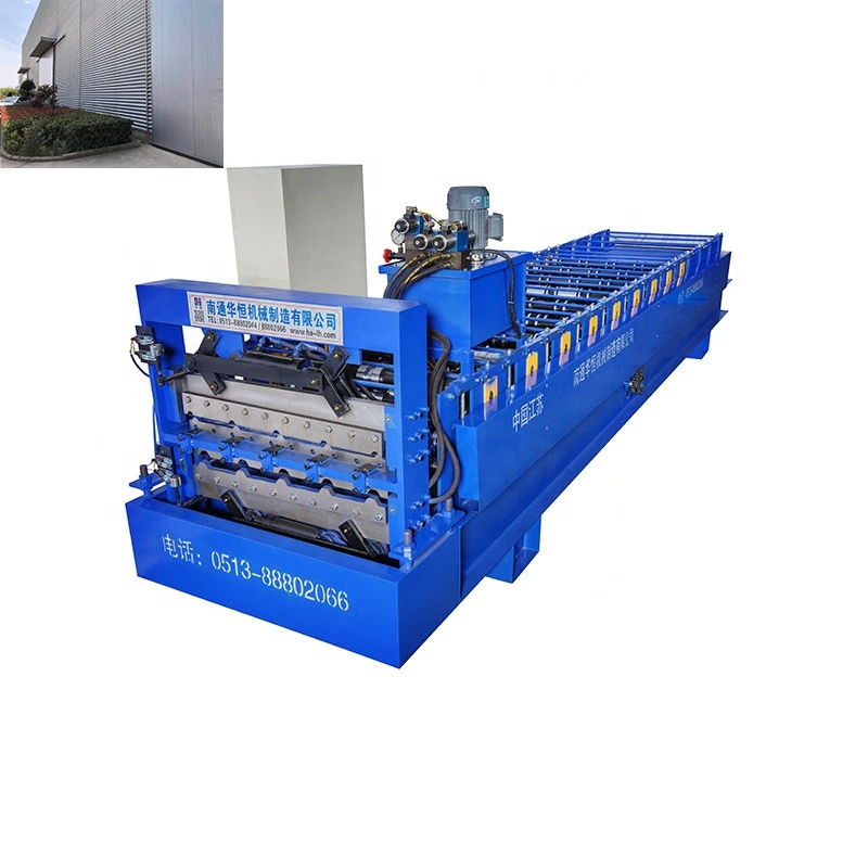 building materials tile making machinery china steel roof panel wall metal double layer rib roofing sheet roll forming machine