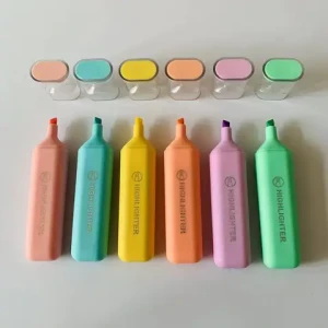 B&X New Design Macaron Colors Highlighter Marker Pen For Art Graffiti Quick Dry