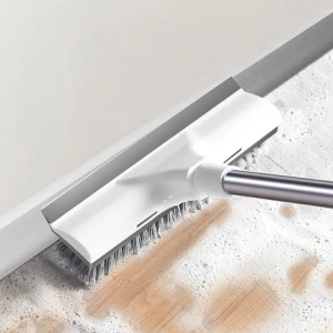 C207 Stainless Steel Long Handle Floor Brush Bathroom Cleaning Tools Tile Sanitary Floor Scrub Brush Bristle Cleaning Brush
