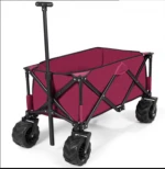 Camping trolley beach wagon folding light wagon carting