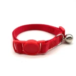 Cat collar Plain bell neck anti-choking cat necklace