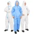 Import CE FDA Sterile Disposable Coverall Safety Clothes Protective Clothing Suit With Shoe Cover For Isolate The Virus from China
