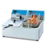 CE industrial electric deep fryer with single tank 8L