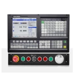 cheap 2 axis CNC lathe controller Lathe turning machine two axis control panel complete kit PLC system