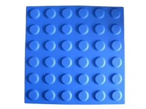 Cheap 300*300*7mm Tactile Rubber Paving Mat(XC-MDB7002)