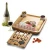 Import Cheap bamboo cheese board with knife four-piece set and drawer from China
