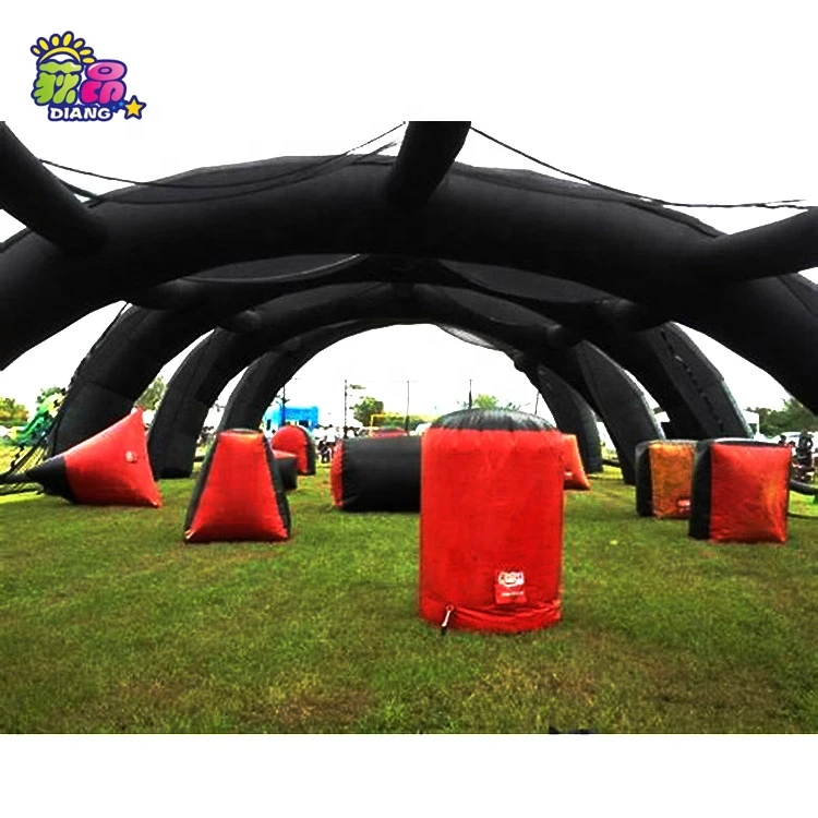 Cheap Inflatable paintball Arena, Inflatable Paintball Bunker Field Arena lasertag