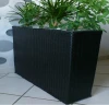 Cheap Outdoor PE Rattan Flowerpot Sets For Garden Use Supplies