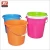 Import Cheap plastic water bucket with metal handle small wash bucket with pour spout 9L sand toys container from China