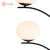Import cheap price 3 lamps home decoration standing lamp modern design floor lamp from China