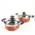 Import Cheap Price Cooking Pot Kitchen Appliances Stainless Steel Cookware Set from China