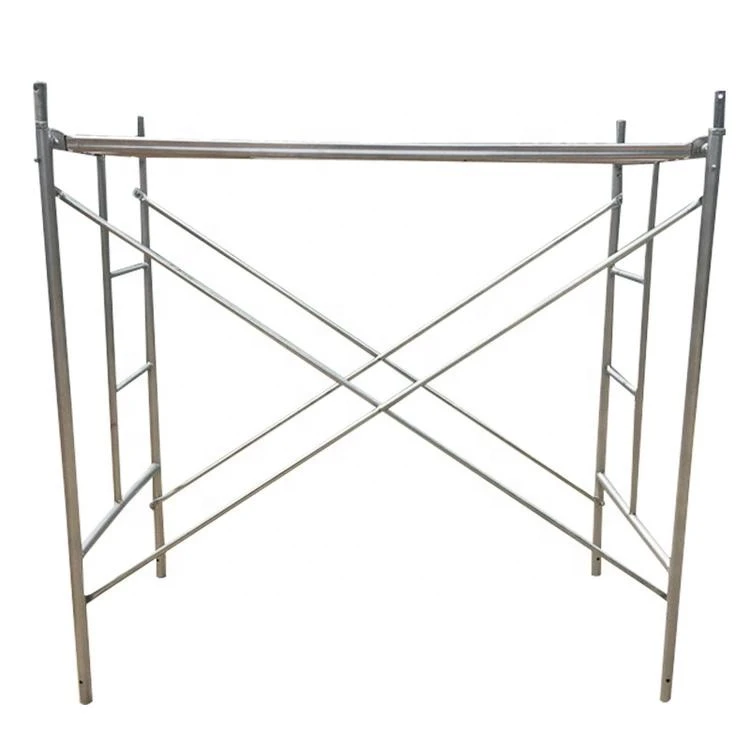 Cheap Price Width 914mm/1219mm/1700mm Movable Galvanized Scaffolding Steel Door Frame For Construction