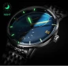 Cheap transparent visible movement mechanical watch watches men luxury brand automatic mechanical