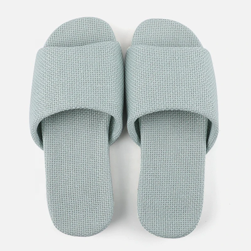 Cheap wholesale fabric open toe new design Autumn spring Household Slippers