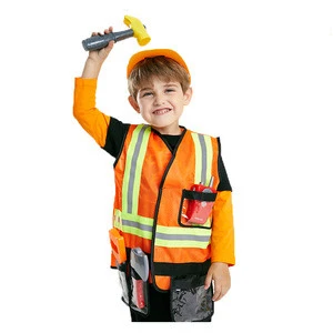 Children personalized fireman pretend play toy  kids fireman dress up sets fireman uniform  set