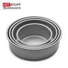 China anodized aluminum alloy round cake pastry pans sizes
