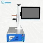China Desktop Mini Portable Fiber Laser Marking Machines for Metal Engraving