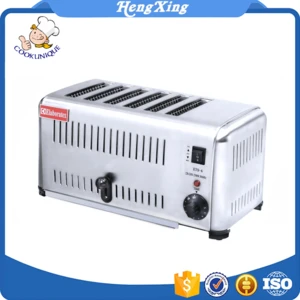 China Factory  High Quality Cheap Price Bread Toaster 6 Slice Electric Grill Toaster Machine