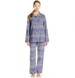 China Factory high quality plaid unisex sleepwear, long sleeve sleep wear