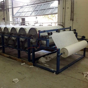 china interlining nonwoven fabric making embroidery backing paper machine recycle cotton equipment