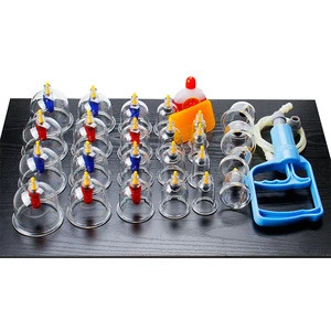 China made cupping therapy Equipments of Traditional Vacuum Cupping Set Ventouse Cupping