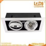 China made energy-saving warm white embedded 20w 30w cob led grille light
