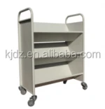 China manufacturer steel/wood bookshelf book rack/magazine cabinet