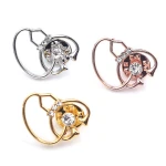 China Manufacturer Zinc Alloy Metal Silver/ Gold Medical Stethoscope Nurse Brooch For Gifts