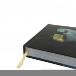 China Perfect binding hardcover book printing with hard sleeve