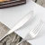 Import China wholesale cutlery set stainless steel knife spoon and fork with box from China