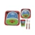 Import Chinese Eco-Friendly Cartoon Recyclable Bamboo Fiber Tableware set from China