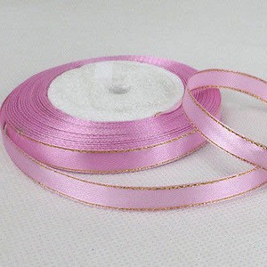 Christmas Gift Packing Silk packing ribbon pure color silk ribbon supplier