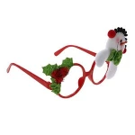 Christmas Snowman glass Eyeglass Costume Eye Frame Party Decor Gift Novelty Ornament Costume Accessory