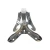 Import Chrome Metal Iron Stainless Steel Bottom Cast High Quality 15 cm Furniture Legs from China