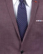 Claret Red Mens Suit High Quality