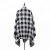 Import Classic Plaid Design Thick Pashmina Shawl Instant Winter Women Knit Cashmere Poncho from China