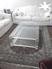 clear acrylic coffee table with heels or waterfall coffee table acrylic with legs  acrylic coffee table set