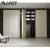 Import Clear Glass Swing Door Modern Multifunctionale Wardrobe Cabinet from China