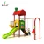 Import Colorful Outdoor Kid Plastic Slide Set With Swing,Kids Amusement Slide For Sale from China