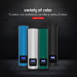 Colorful Portable Intelligent Preset LCD Display Car Tyre Air Pump Inflator
