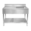 Commercial kitchen stainless steel triple bowl sink Catering sink kitchen farmhouse sink