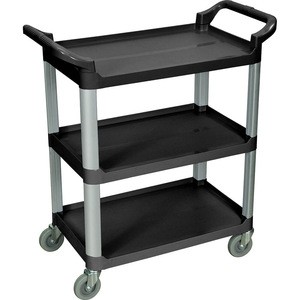 Commerical hotel kitchen utility plastic food cart restaurant service trolley