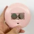Import compact led travel lighted 10x magnification illuminated  led mini makeup mirror hand held cosmetic pocket mirror from China