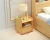 Import Compact Wooden Panel Nightstand Cheap Bedside Drawer Cabinet Wholesale Bedroom Storage Organizer Fiberboard Night Table Stand from China