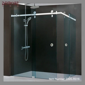 complet shower room price/prefab glass shower door design