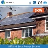 Complete off grid AND on grid solar system 5KW solar mounting pv kit