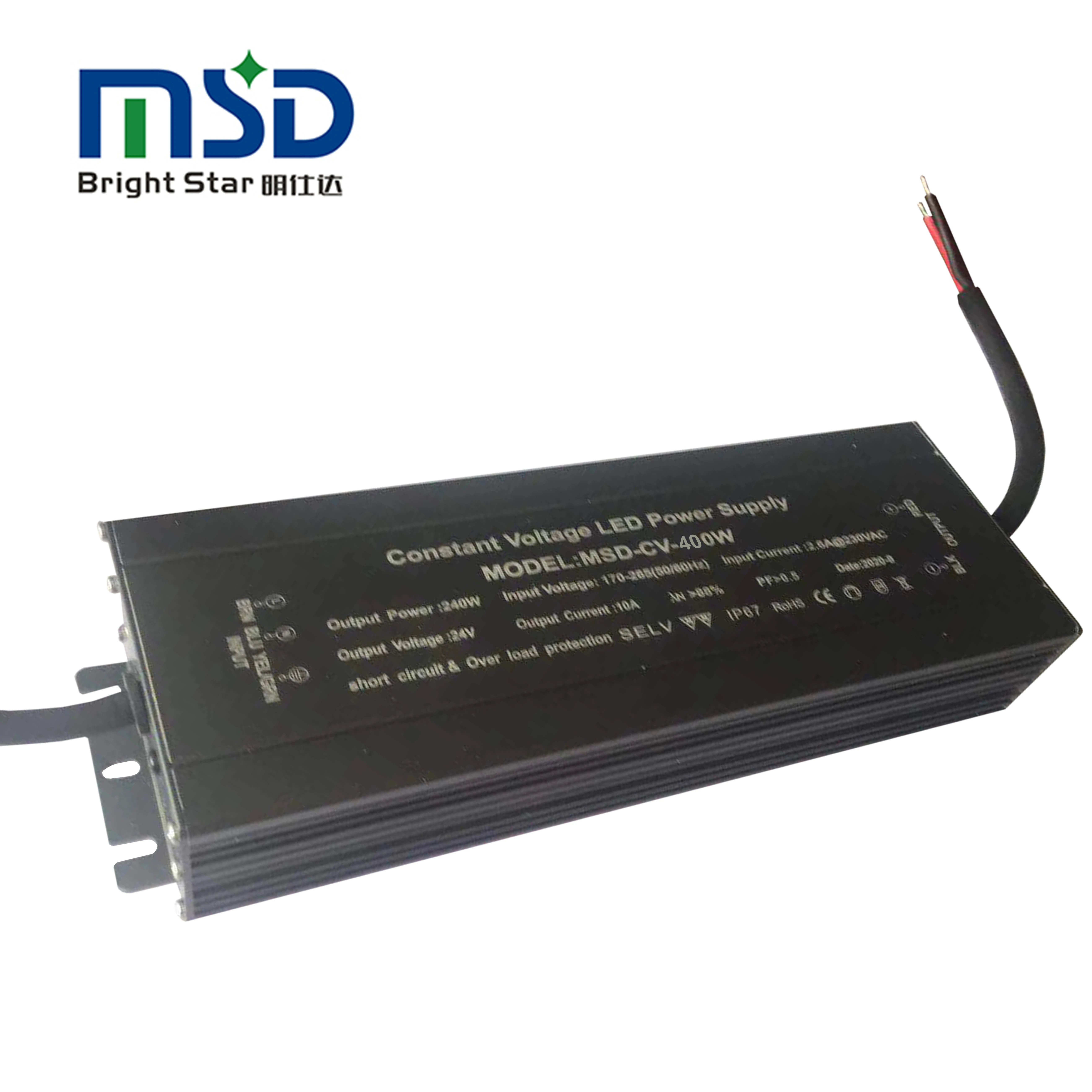 Constant voltage 400W 24V ultra thin led driver waterproof lighting switching power supply light adapter transformer