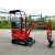 Import Construction equipment 1ton mini track digging machine mini excavator from China