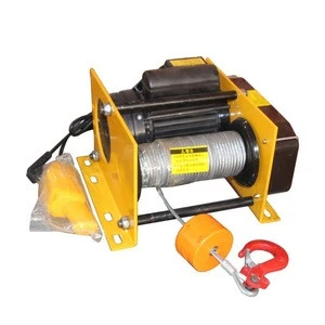 construction use German style sling type hoist long wire rope winch