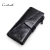 Import contact&#x27;s dropship factory custom odm/oem/color cellphone/card holder zipper pocket genuine leather long leather wallet for men from China